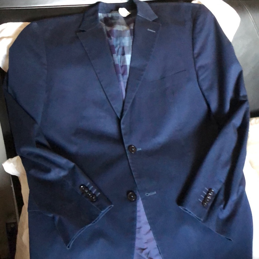 Two button cotton blazer